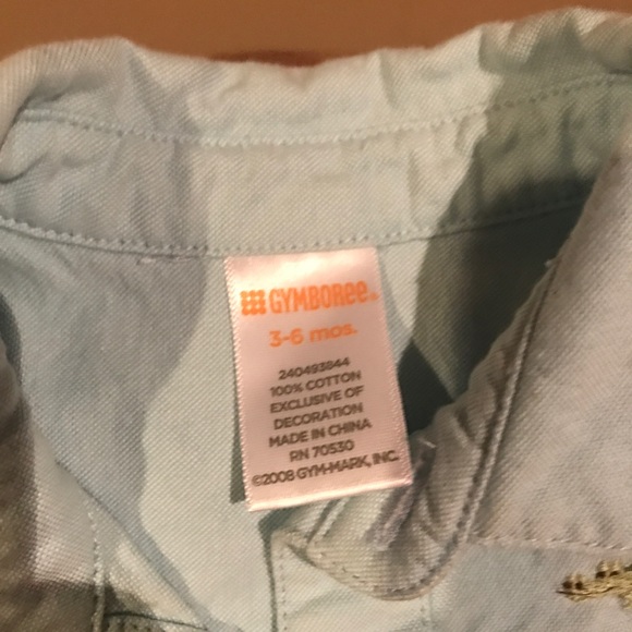 Boys Gymboree spring/summer button up - Picture 2 of 5